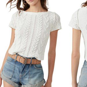 Free People Baby Cable Tee